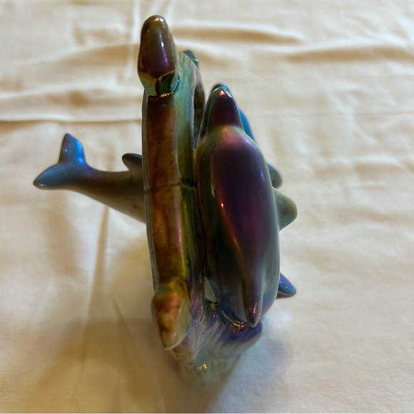 Dolphins Trinket with Spring Movement - Picture 3 of 9